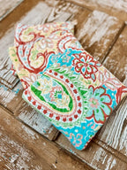 Upcycled Quilt Pot Holder: "Paisley"