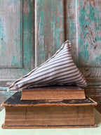 Upcycled 1960s Vintage Vanderbilt Pennant on Mini Quilt Pillow