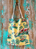 Upcycled "Country Home" Vintage Cotton Tote