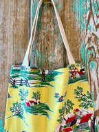 Upcycled "Country Home" Vintage Cotton Tote