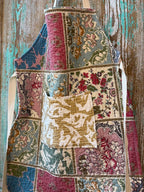 Upcycled "Boho" Quilt Apron: Adult Full