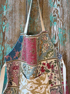 Upcycled "Boho" Quilt Apron: Adult Full