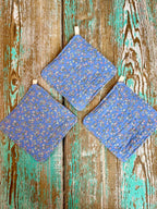 Upcycled Quilt Pot Holder: Red Friendship Star