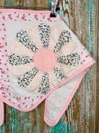 Upcycled Vintage Dresden Plate Quilt Neck Scarf #2