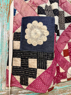 Upcycled Vintage Calico Patch Quilt Apron #2: Adult Full