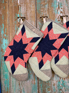 Upcycled Vintage 8-Point Star Quilt Stocking