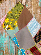 Upcycled Vintage Crazy Quilt Stocking: P1