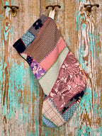 Upcycled Vintage Crazy Quilt Stocking: P3