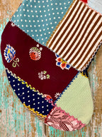 Upcycled Vintage Crazy Quilt Stocking: P4