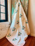 Vintage Tulip Floral Quilt - Crafter Condition