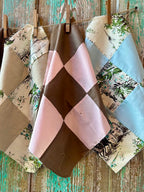 Set of 6 Vintage Quilt Squares: #9