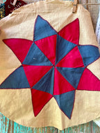 Set of 5 Vintage Quilt Squares and Linens