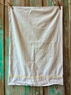 Set of 4 Vintage Crafting Pillowcases: Crocheted & Printed