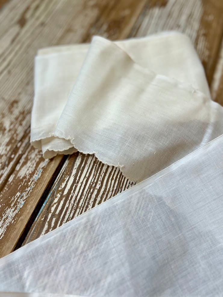 Vintage Wide Ivory Trimming: 7 Yards