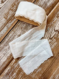 Vintage Light Ivory Scalloped Trimming: 19 Yards