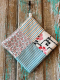 Upcycled Quilt Pot Holder: S7