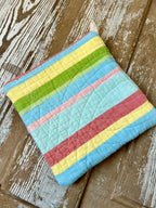 Upcycled Quilt Pot Holder: "Paisley"