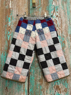 Upcycled "Patchwork" Vintage Quilt Pants: Child's 12-18 months
